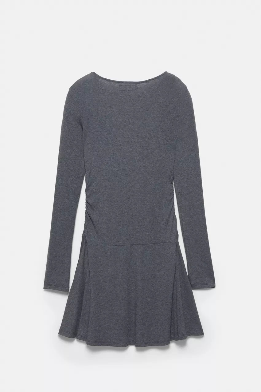 Soft textured short dress