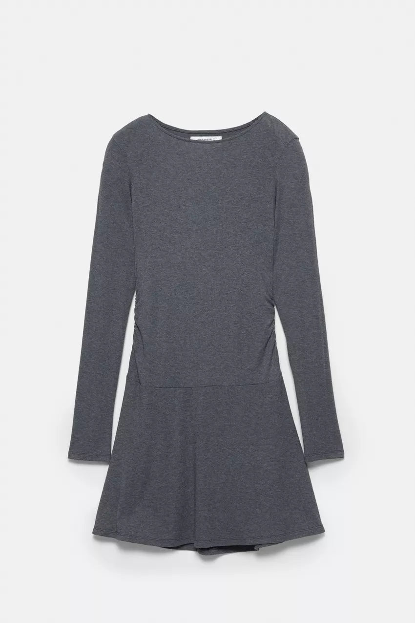 Soft textured short dress